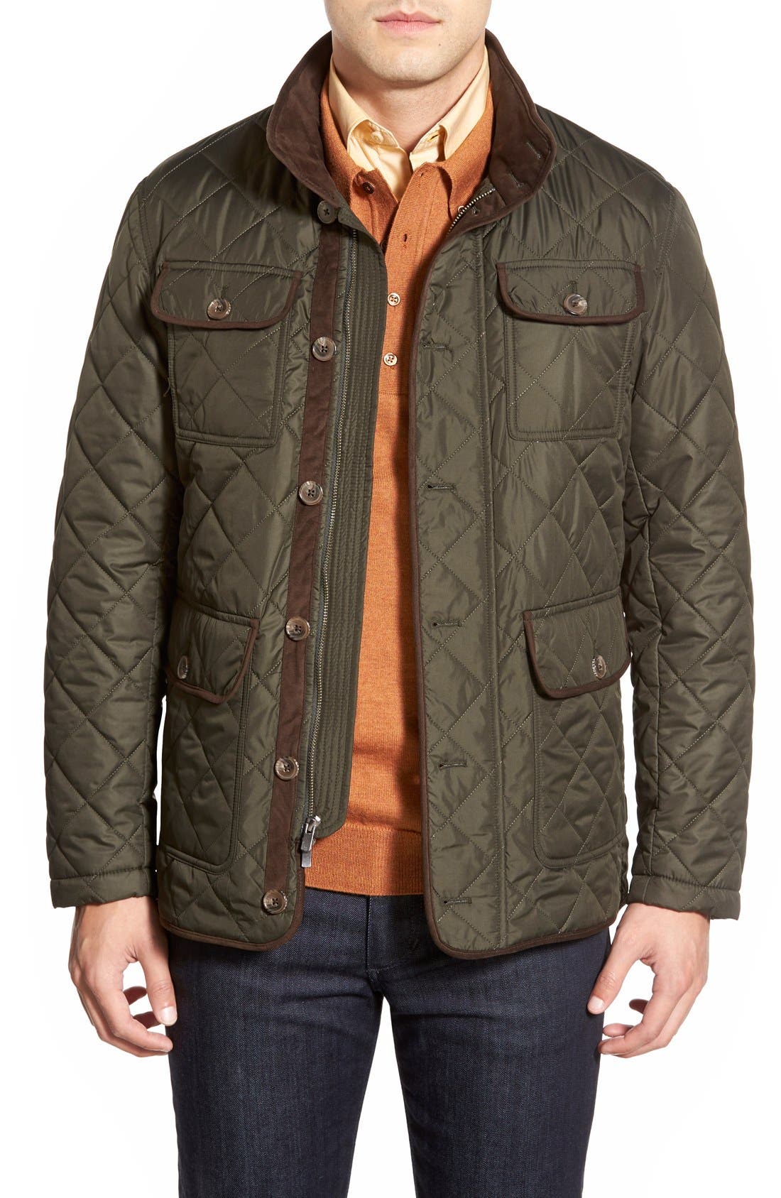 Robert Talbott 'Willow Creek' Water Repellent Quilted Jacket Nordstrom