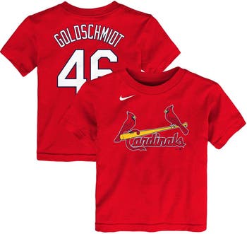 Nike Toddler Nike Paul Goldschmidt Red St. Louis Cardinals Player Name &  Number T-Shirt