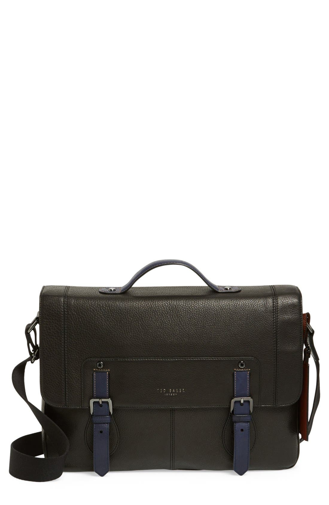 Ted Baker London 'Boombag' Leather Messenger Bag Nordstrom
