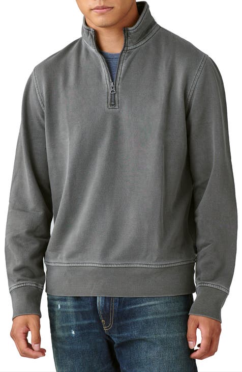 Lucky Brand Quarter-Zip Sweatshirts for Men