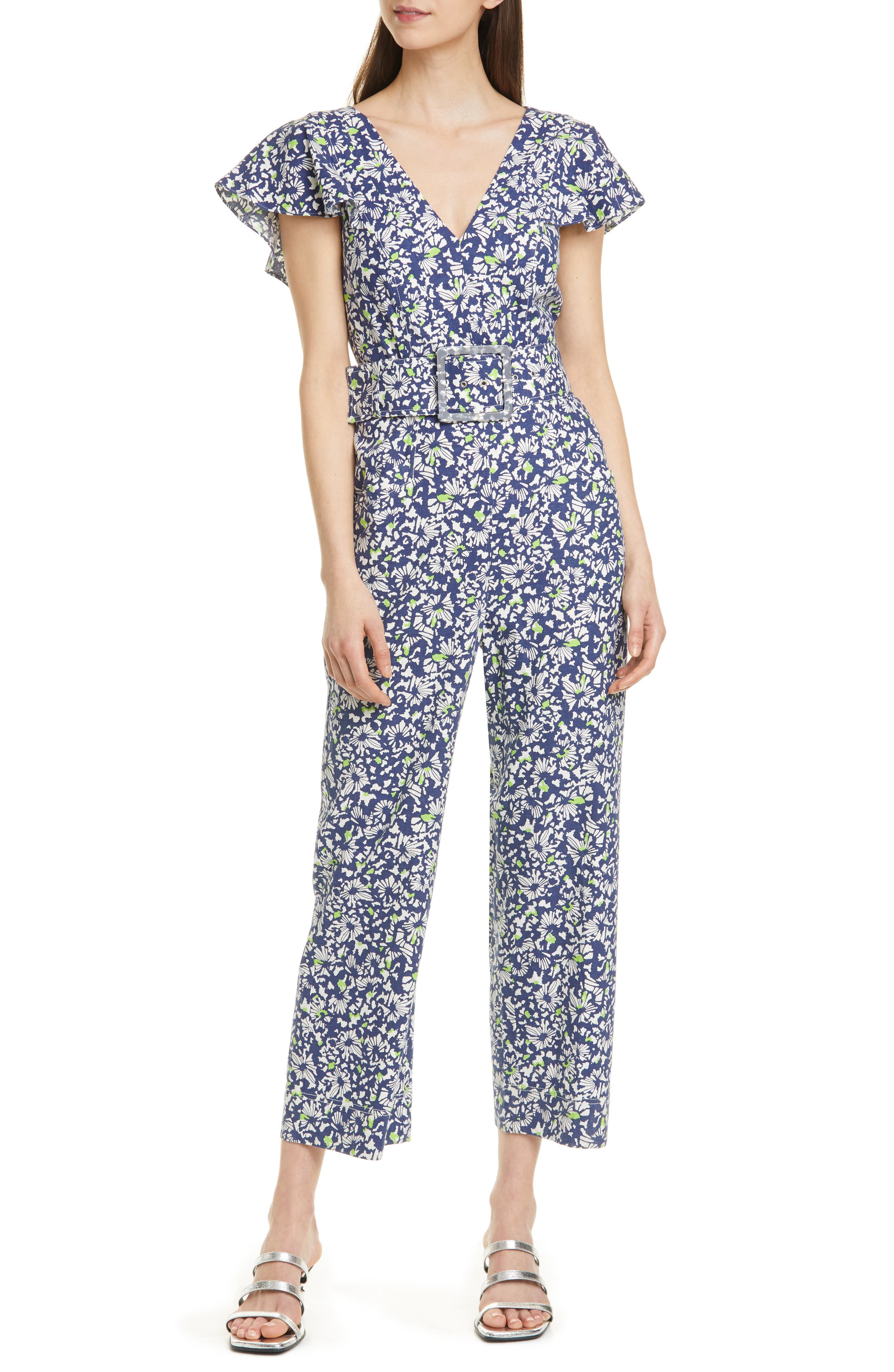 v neck linen jumpsuit