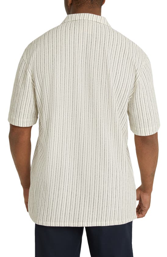 Shop Johnny Bigg Hooper Relaxed Fit Knit Camp Shirt In Cream