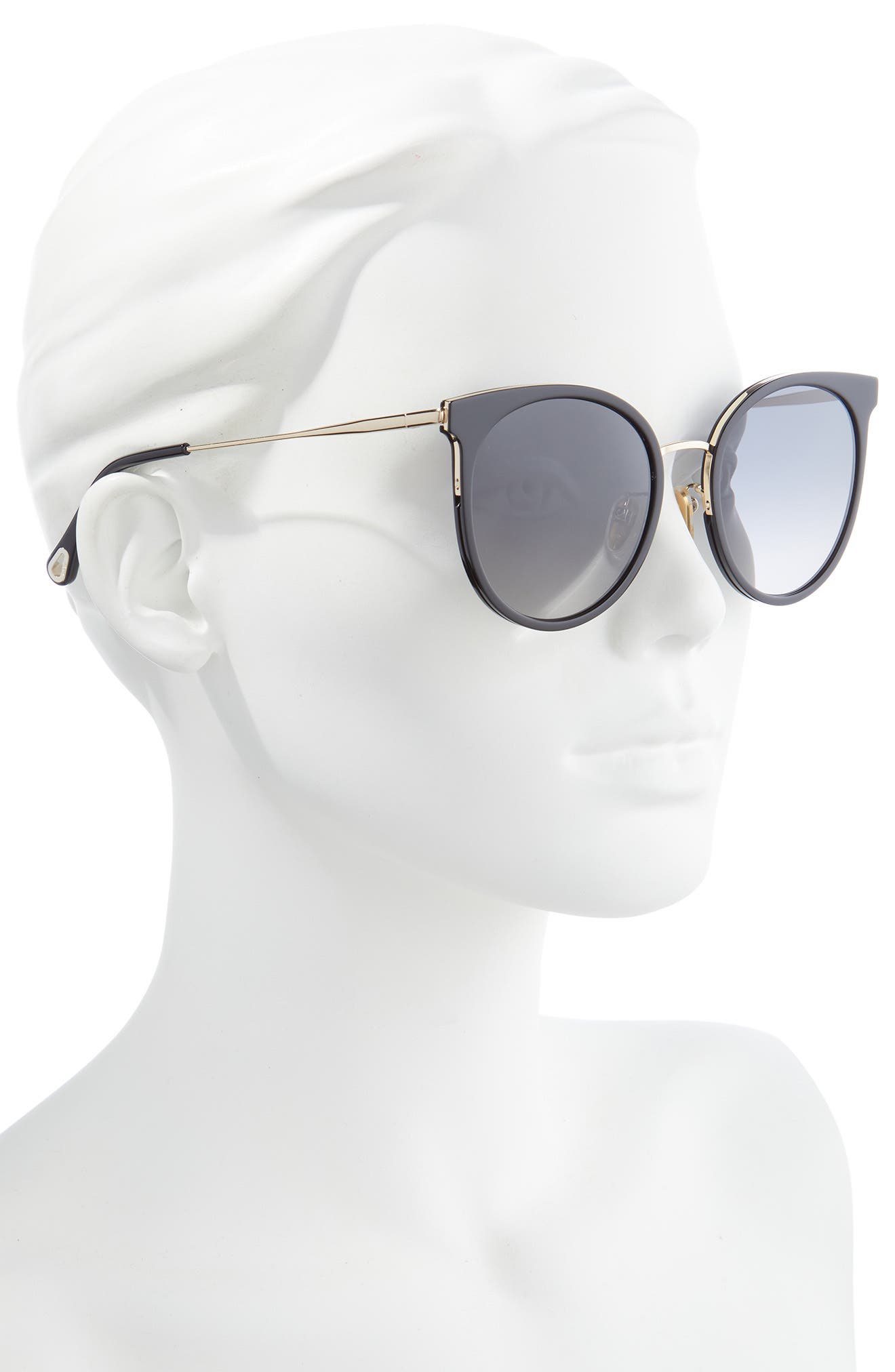 chloe 56mm round sunglasses