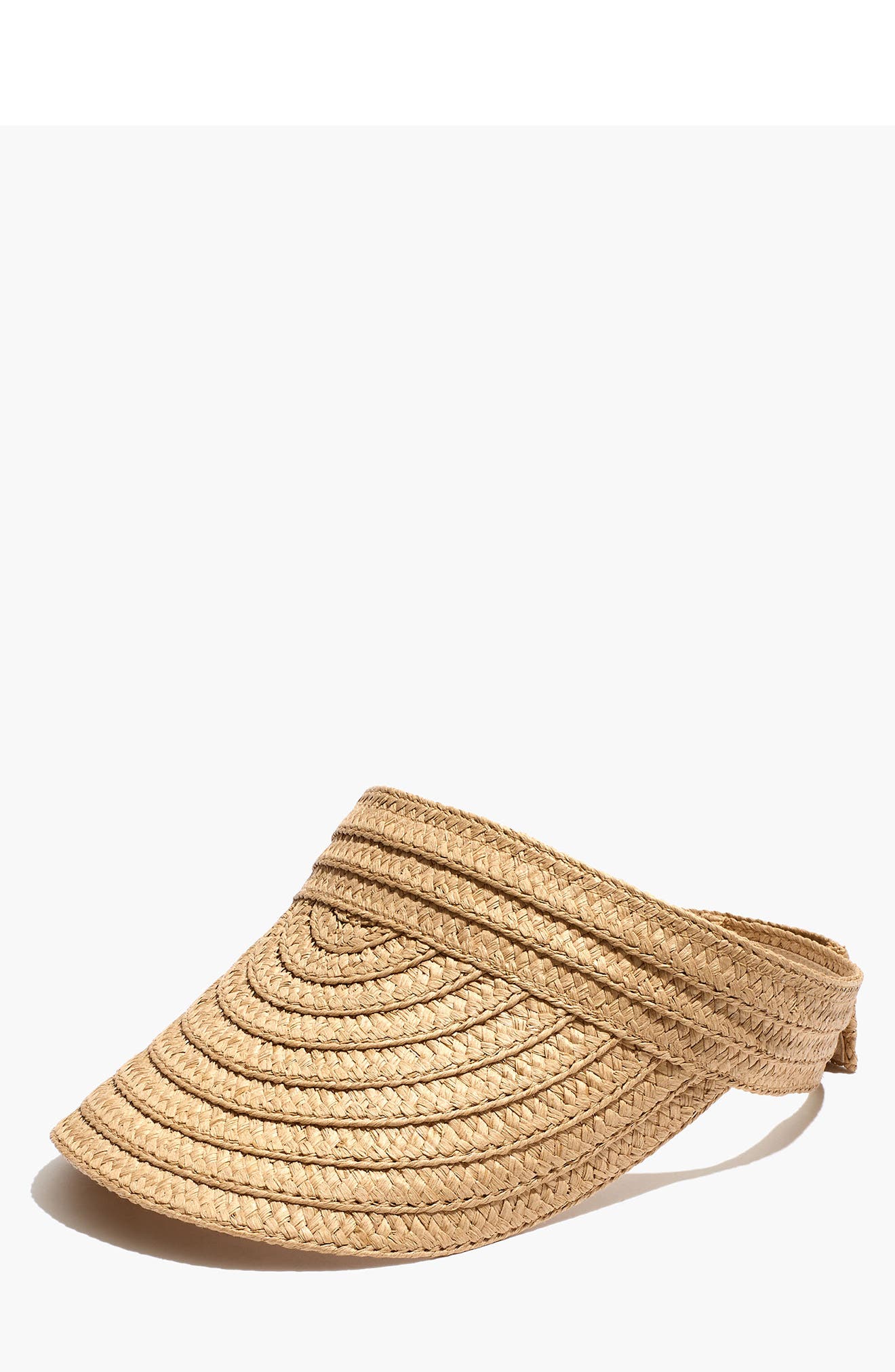 madewell straw visor