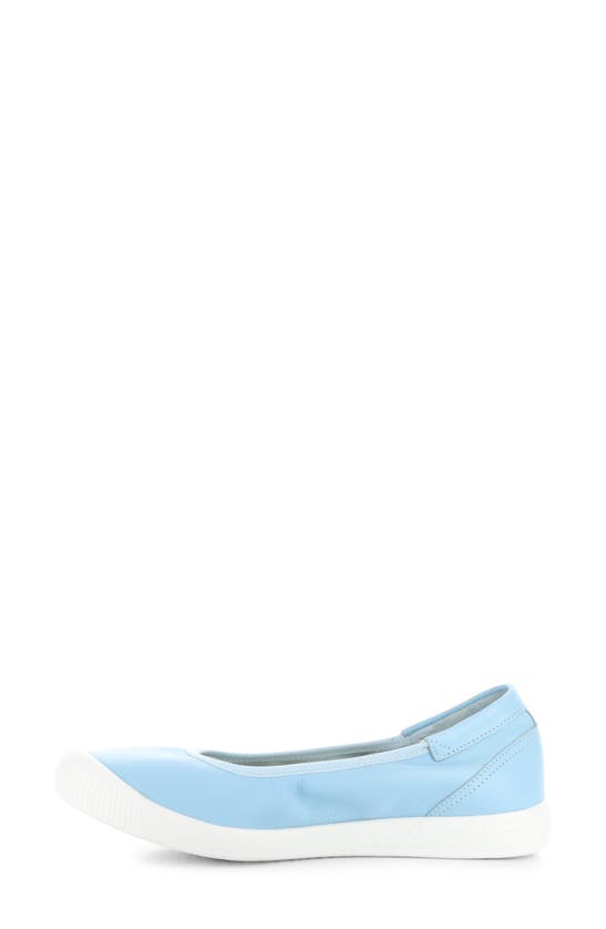 Softinos By Fly London Ilme Ballet Flat In Sky Smooth Leather