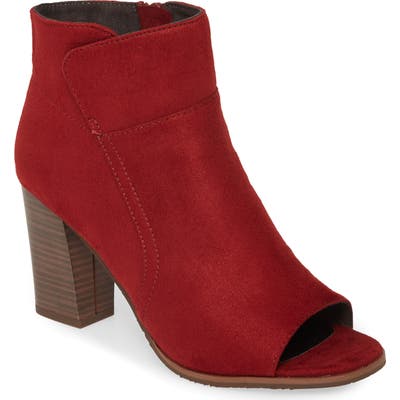 Bc Footwear Scale Vegan Bootie, Burgundy