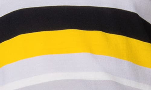 Shop Akris Punto Multicolor Stripe Merino Wool Sweater Tank In Black-yellow-tin