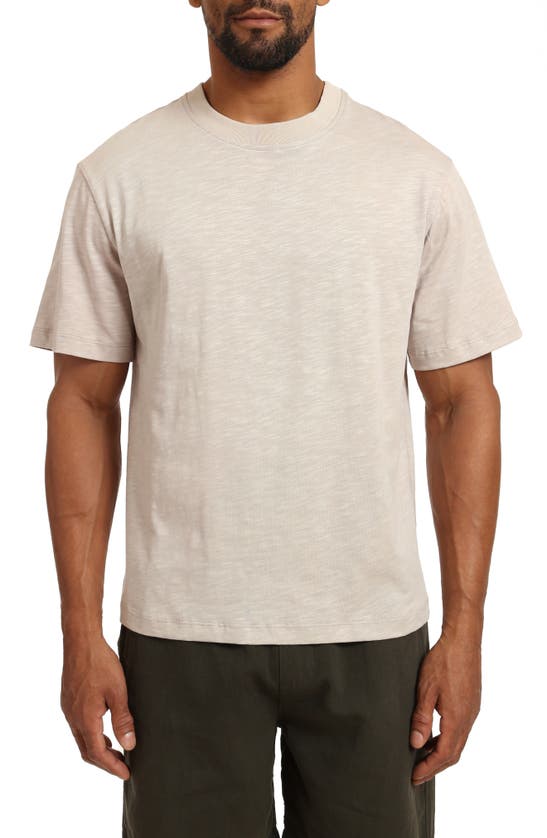 Shop Mavi Jeans Cotton Slub T-shirt In Moonstruck