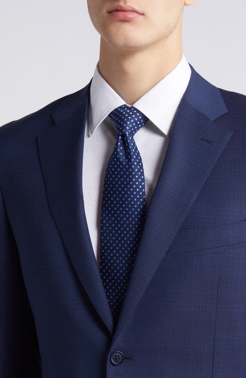 CANALI CANALI SIENA REGULAR FIT PLAID WOOL SUIT 