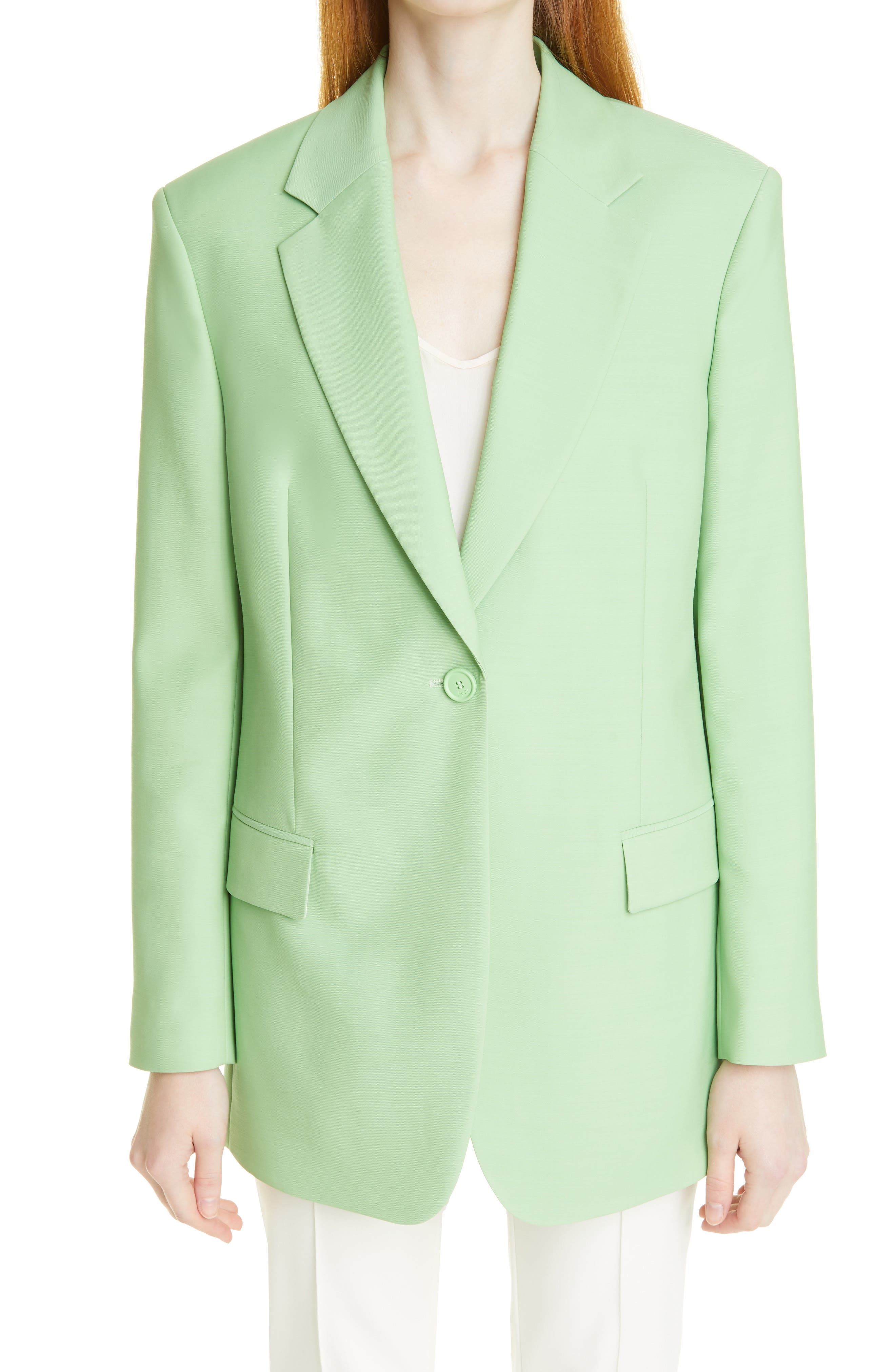 pale green blazer
