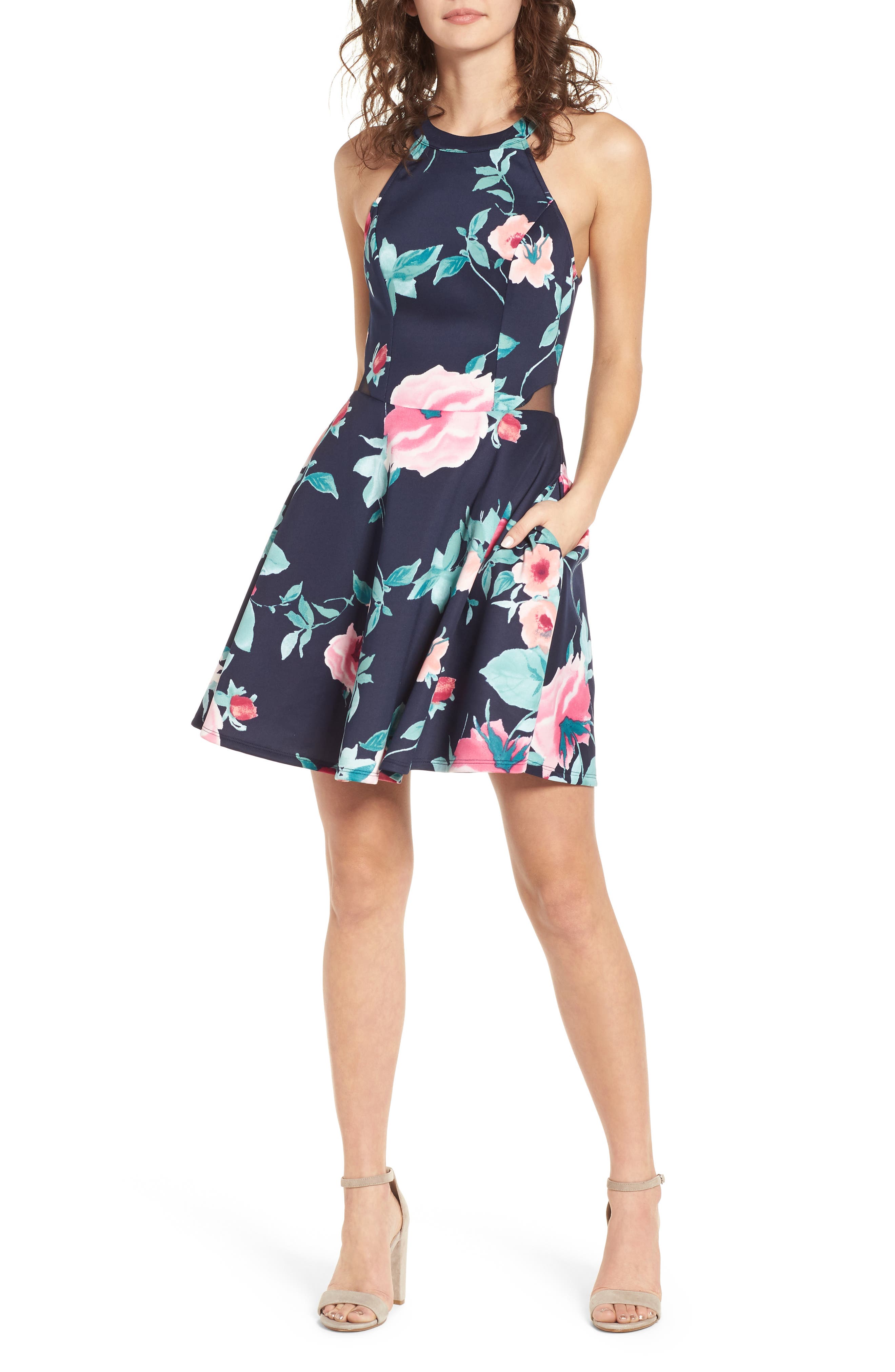 a line scuba dress