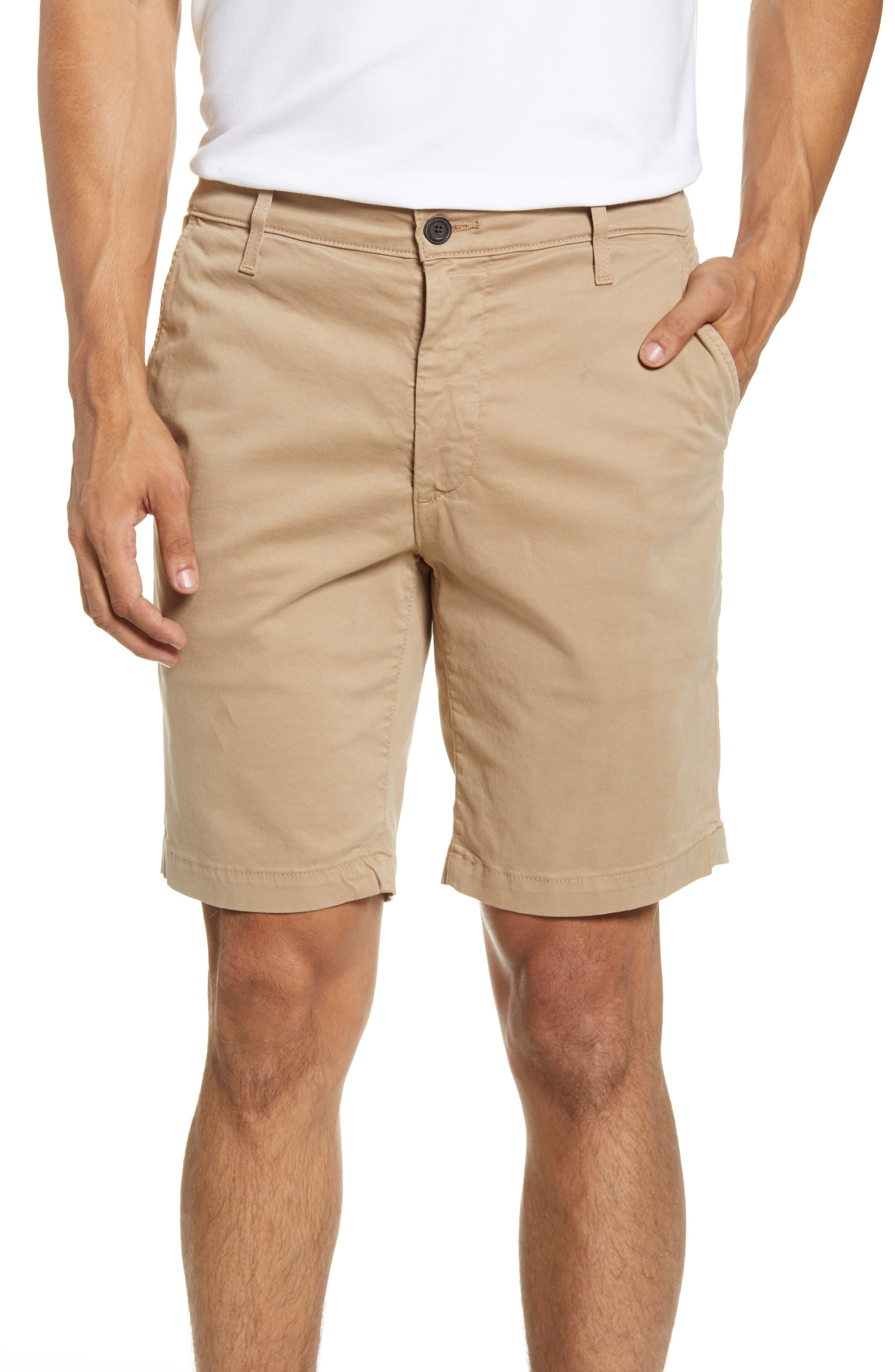 slim fitting shorts