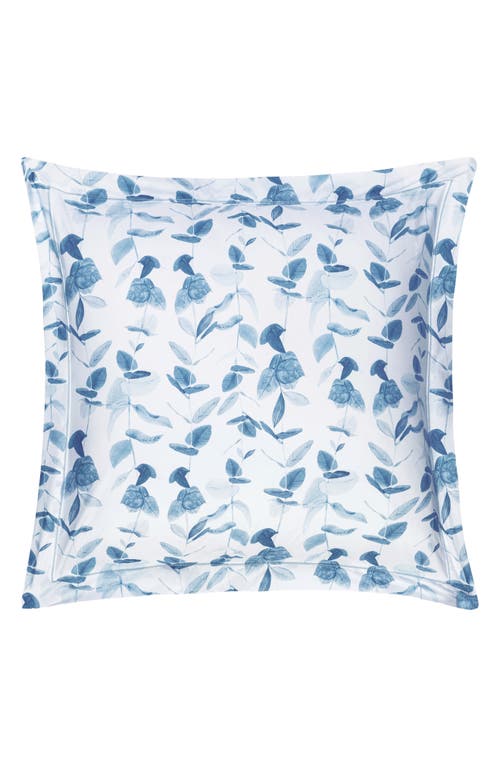 Matouk Antonia Egyptian Cotton Pillow Sham in Hazy Blue at Nordstrom