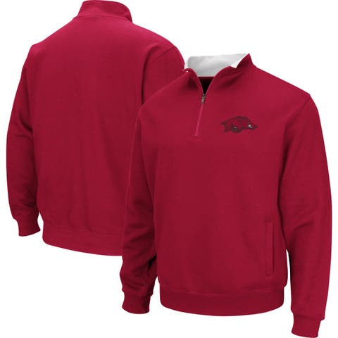 Colosseum Men's Louisville Cardinals Cardinal Red 1/2 Zip Anorak Jacket, XL | Holiday Gift