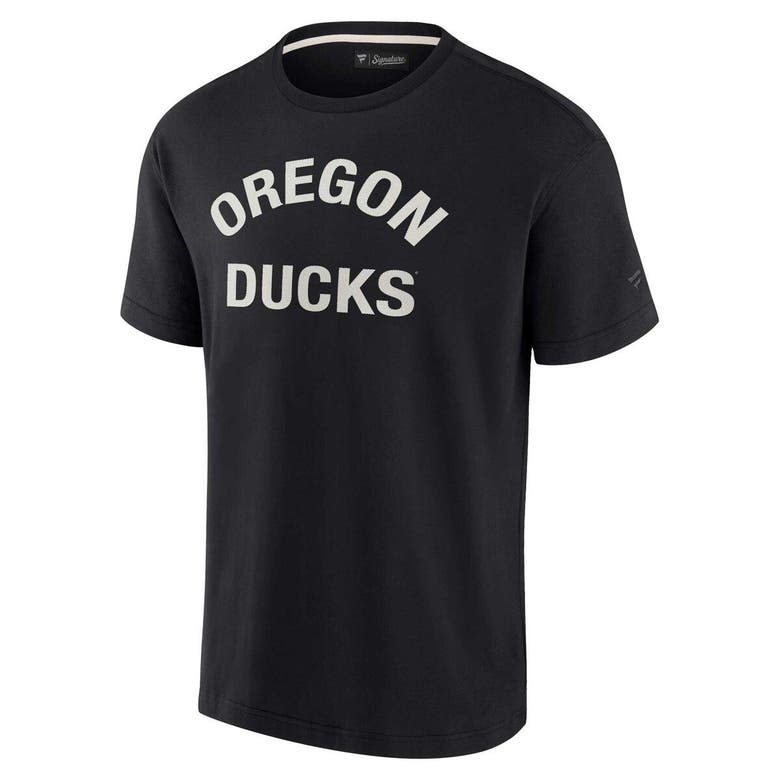 Shop Fanatics Signature Unisex  Black Oregon Ducks Elements Super Soft Short Sleeve T-shirt