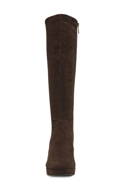 Shop Anne Klein Journey Knee High Boot In Chocolate