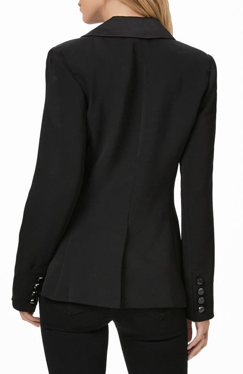 Shop Paige Laure Shawl Collar Blazer In Black