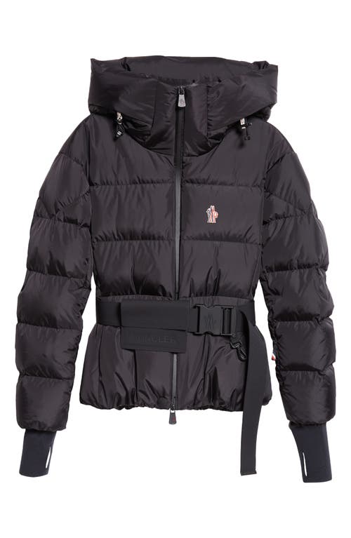 Shop Moncler Grenoble Bouquetin Hooded Down Puffer Jacket In Black