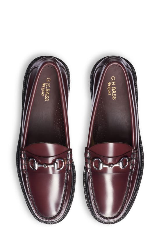G.h.bass Lincoln Weejun Lug Loafer In Wine