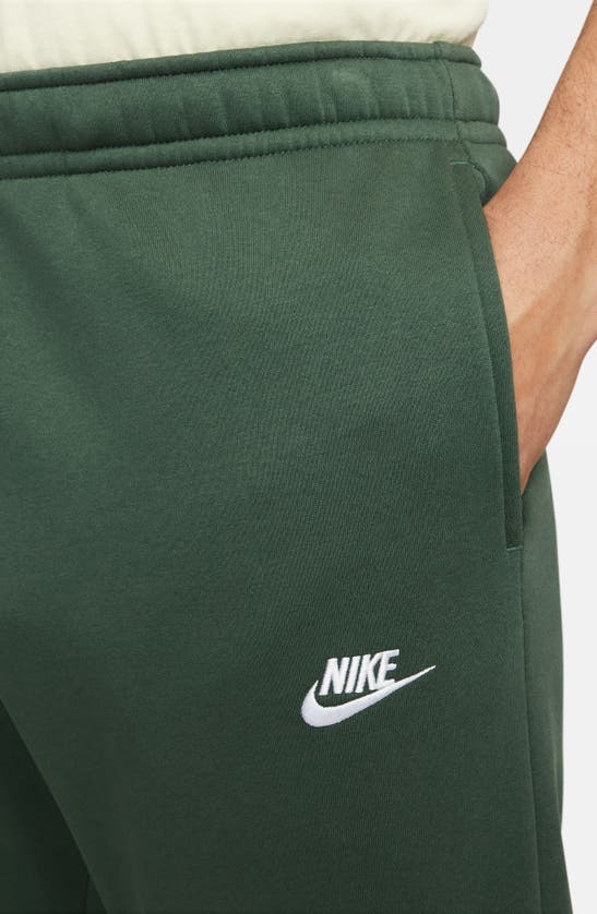 Shop Nike Sportswear Club Pocket Fleece Joggers In Fir/ White