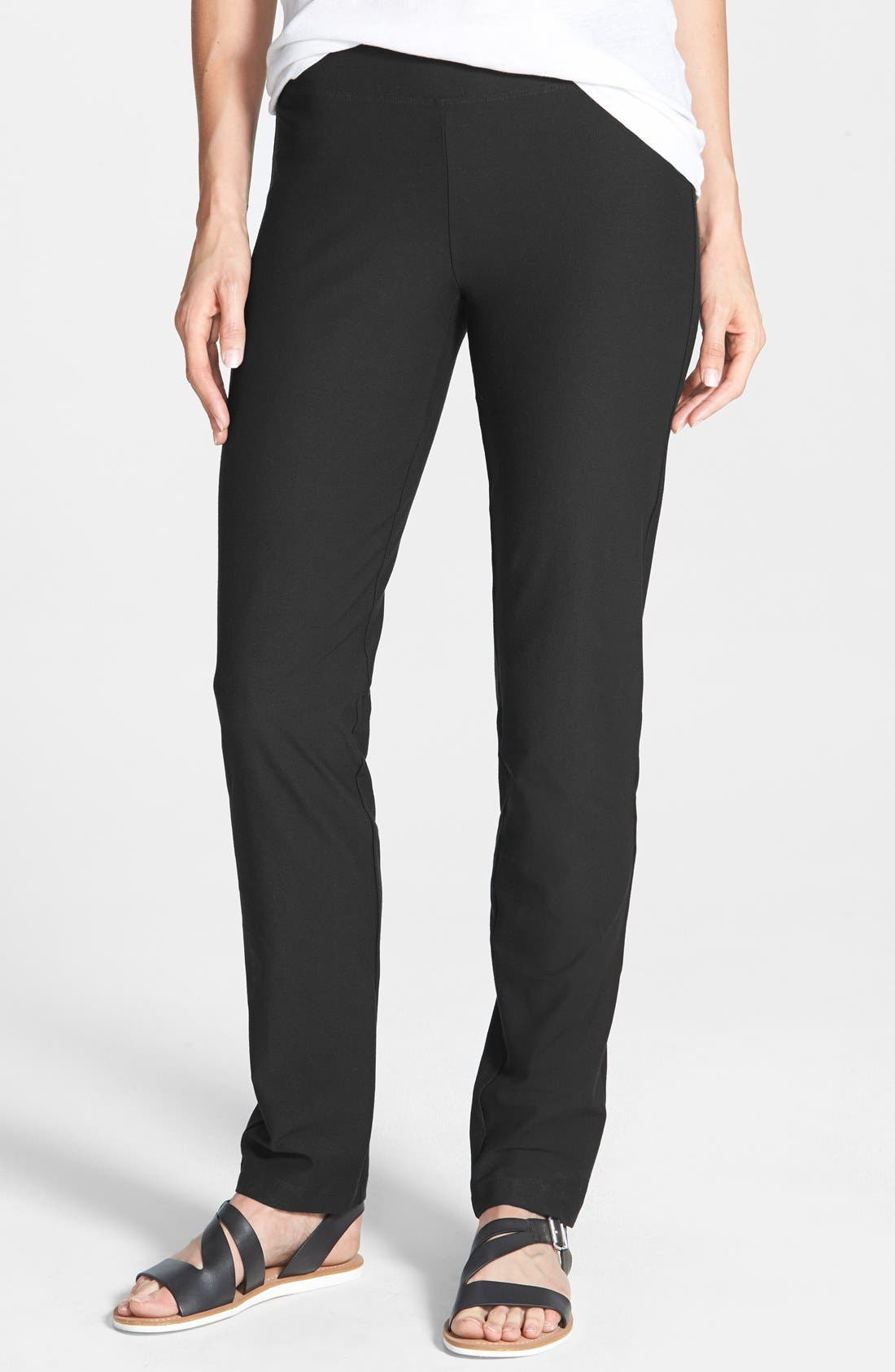 Eileen Fisher Slim Stretch Pants (Regular & Petite) Only