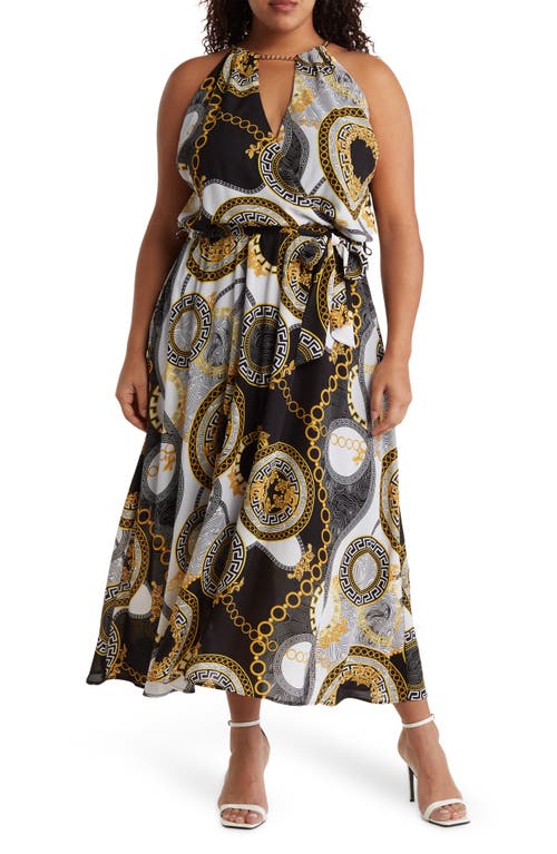 By Design Beach House Ii Sleeveless Dress In Contrast