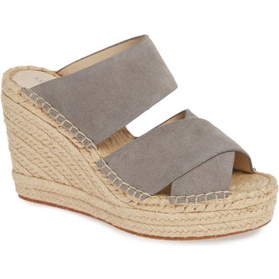 Kenneth Cole New York Olivia Wedge Slide Sandal, Grey