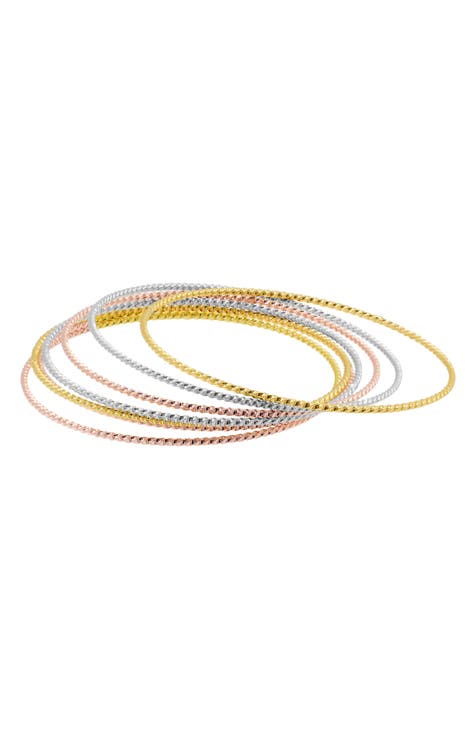 Set of 7 Bangle Bracelets