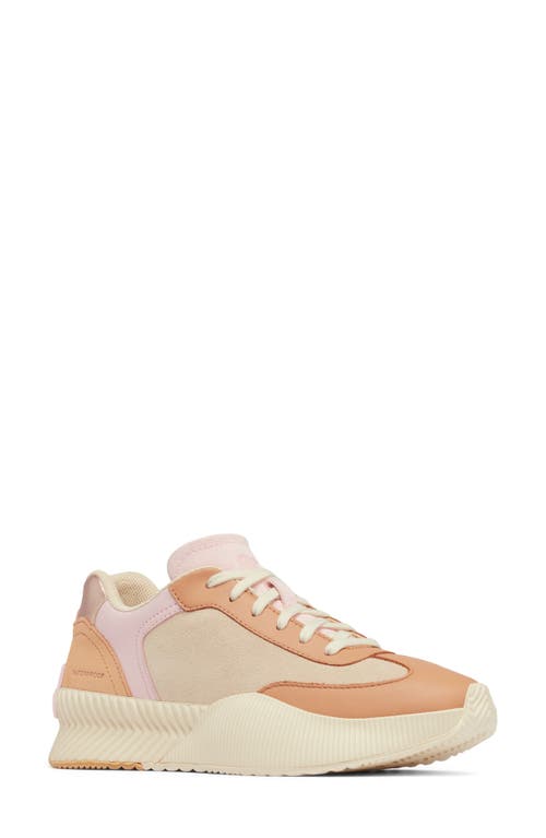 Ona Blvd Waterproof Platform Sneaker in Honest Beige/Whitened Pink