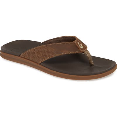 Olukai Alania Flip Flop, Brown