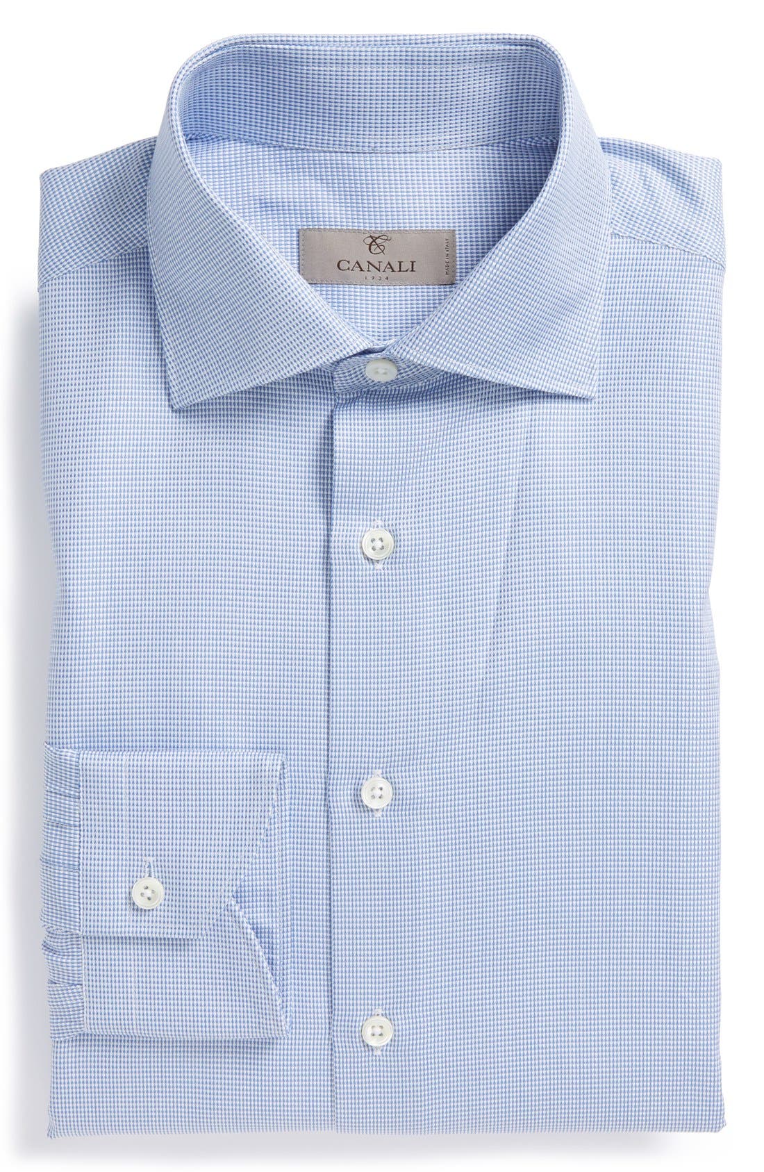 Canali Regular Fit Dress Shirt Nordstrom