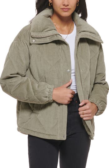 Levi's® Diamond Quilted Corduroy Puffer Jacket | Nordstrom