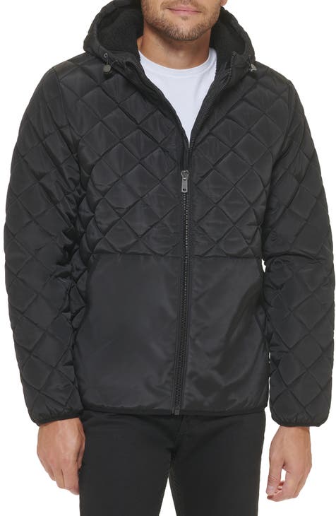 Kenneth Cole Nylon Puffer Vest in Black at Nordstrom Rack, Size Small