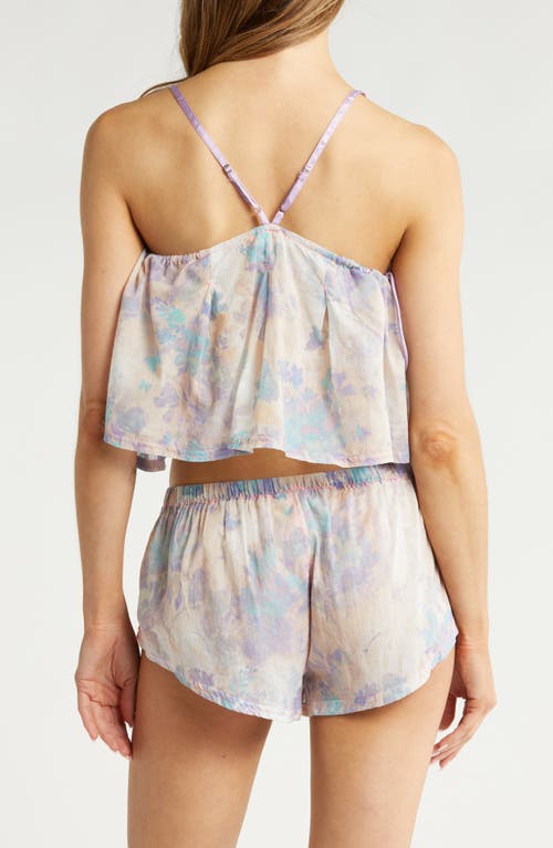 FREE PEOPLE FREE PEOPLE FORGET ME NOT COTTON BLEND SHORT PAJAMAS 