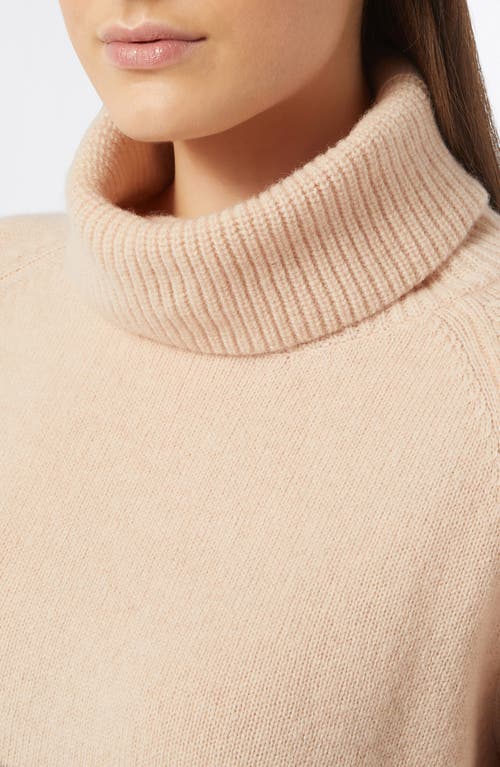 Shop Marina Rinaldi Danilo Colorblock Turtleneck Virgin Wool Sweater In Turtledove