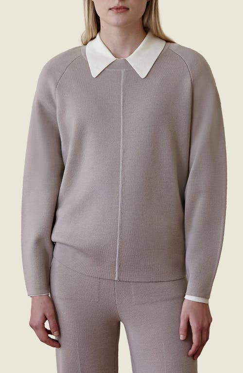 Oyun Modern Sweatshirt In Dove Grey