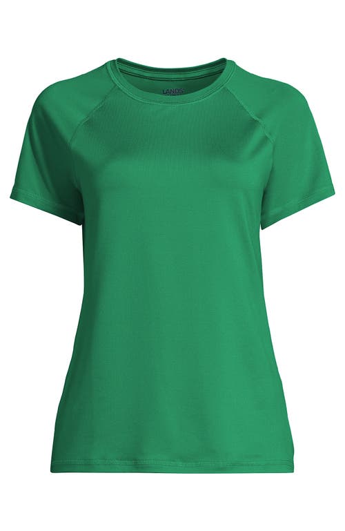 Lands' End School Uniform Short Sleeve Active Tee In Light Malachite