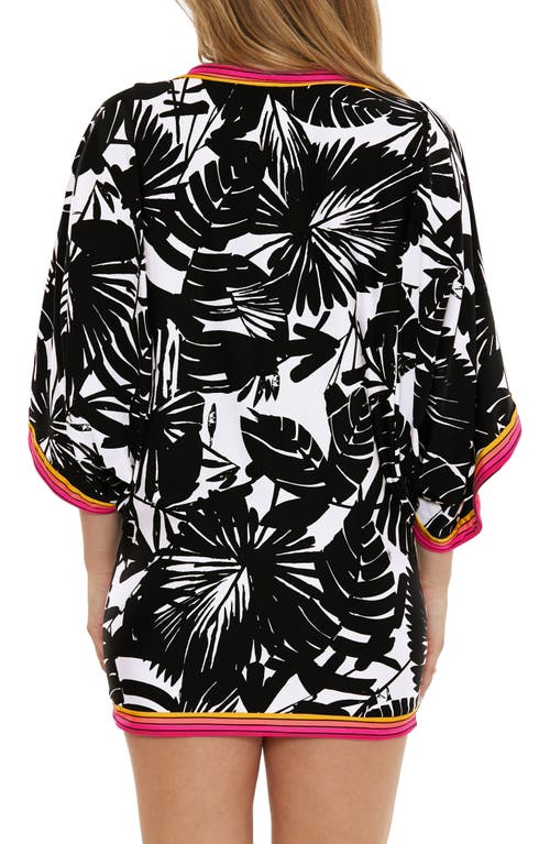 Trina Turk Lennox Cover-up Tunic Dress In Black