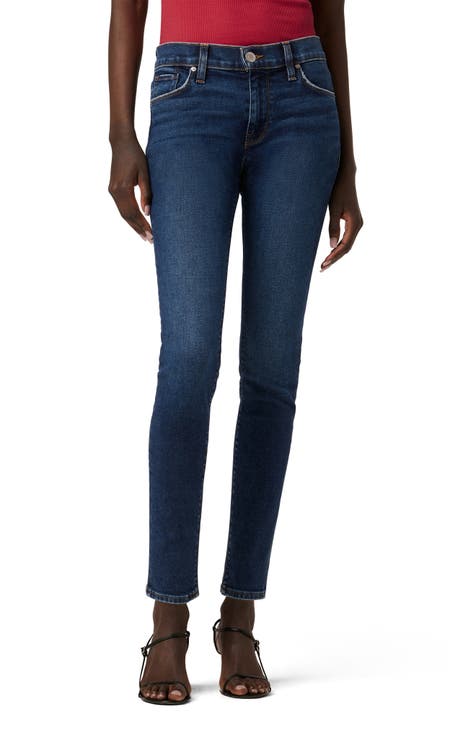 Hudson Women's Nico Mid-Rise Super Skinny Jeans - Obscurity - Size 31