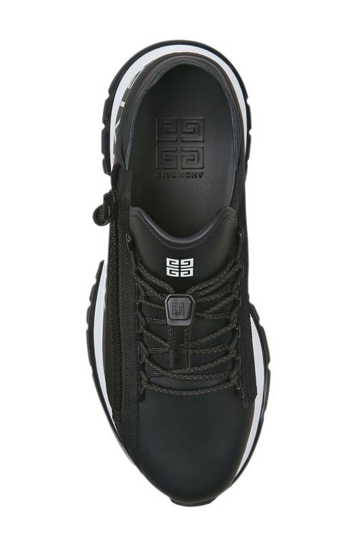 Shop Givenchy Spectre Zip Sneaker In Black/white