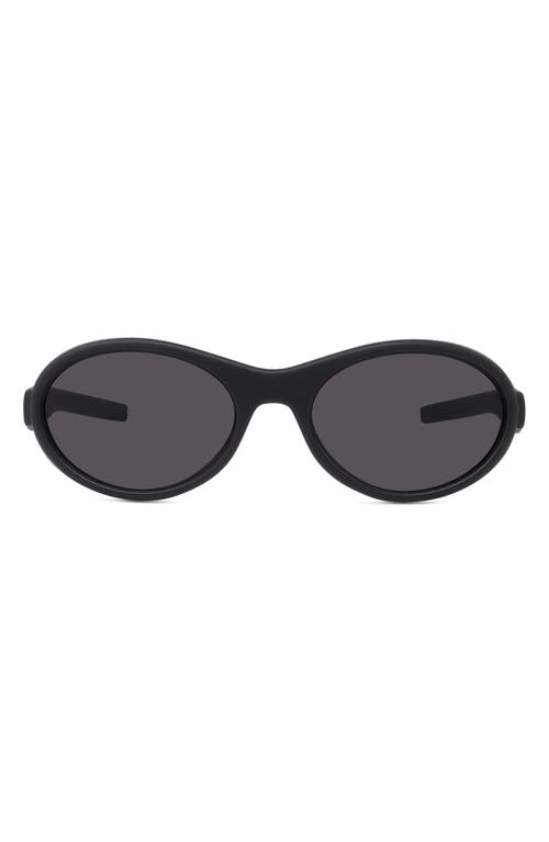 Givenchy Gv Ride 55mm Oval Sunglasses In Black