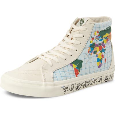 Vans Sk8-Hi Save Our Planet Sneaker, White
