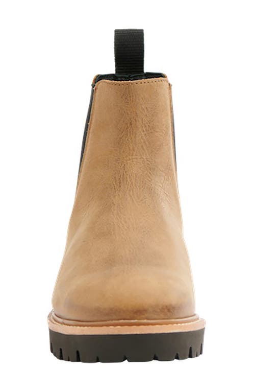 Nisolo Water Resistant Lug Sole Chelsea Boot In Tobacco