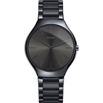 Rado True Thinline Ceramic Bracelet Watch,