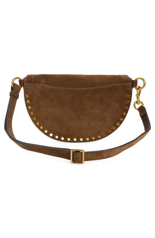 Shop Isabel Marant Skano Stud Crossbody Bag In Bronze