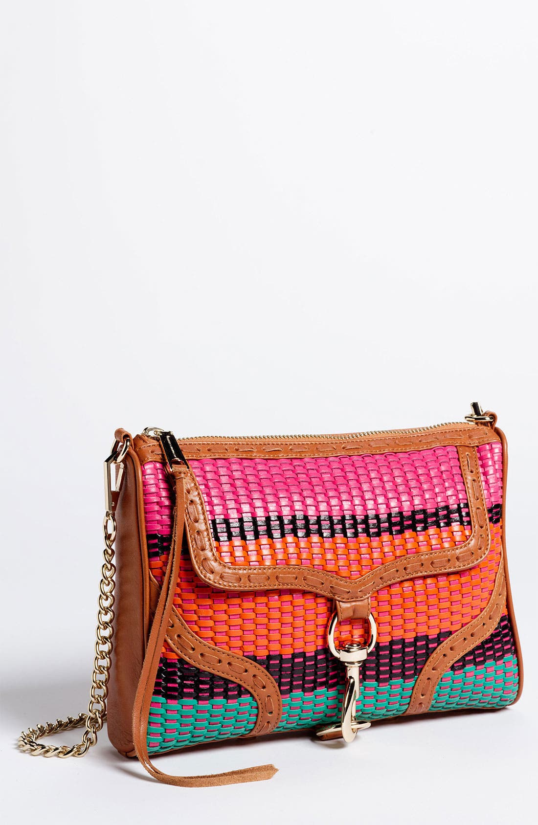 Rebecca Minkoff 'MAC Bombe' Woven Convertible Crossbody Bag Nordstrom