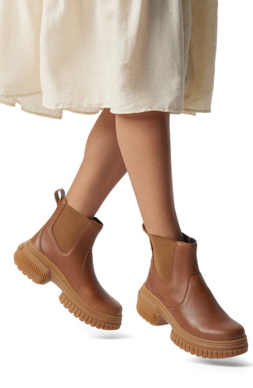 Sorel Ona Ave Waterproof Chelsea Boot In Velvet Tan/ Gum 2