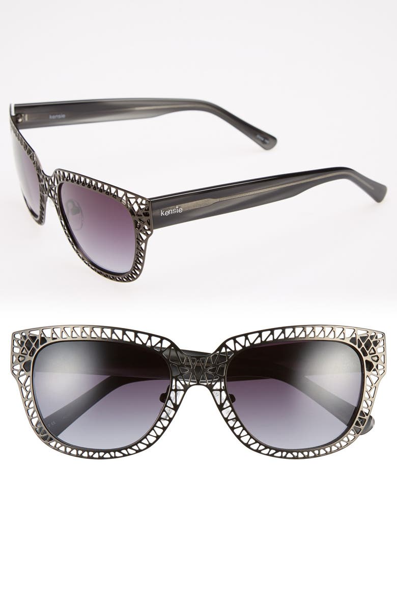 kensie 'Marisa' 52mm Rectangle Sunglasses | Nordstrom