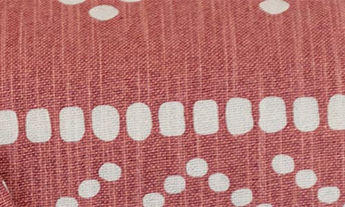 Parkland Collection Niko Geometric Tassel Trim Throw Blanket In Pink