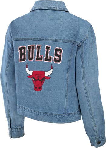Chicago Bulls WEAR by Erin Andrews Women's Color-Block Full-Zip